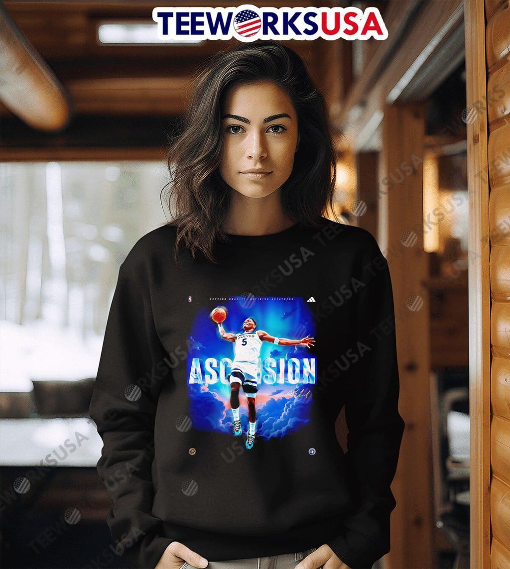 Ascension Anthony Edwards Minnesota Timberwolves - Adult & Kids T-Shirts, Sweatshirts & Hoodies apparel design preview 6