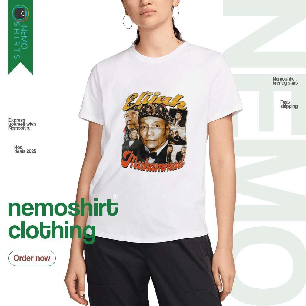 Elijah Muhammad vintage graphic - Adult & Kids T-Shirts, Sweatshirts & Hoodies apparel design preview 3