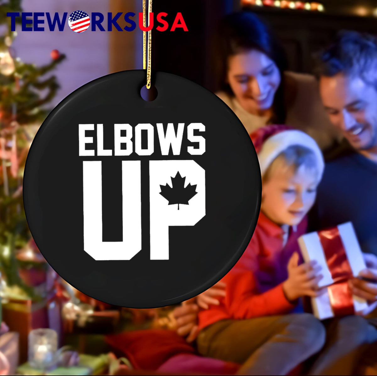 Canada Pride Elbows Up - Adult & Kids T-Shirts, Sweatshirts & Hoodies apparel design preview 4