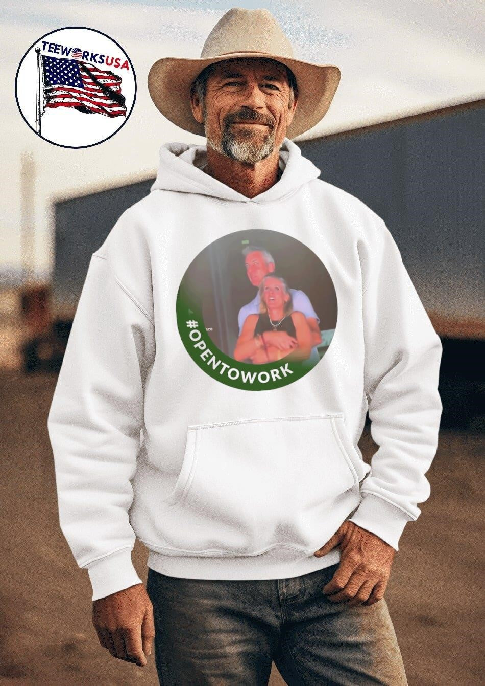 CEO cheated HR lady open to work - Adult & Kids T-Shirts, Sweatshirts & Hoodies apparel design preview 2