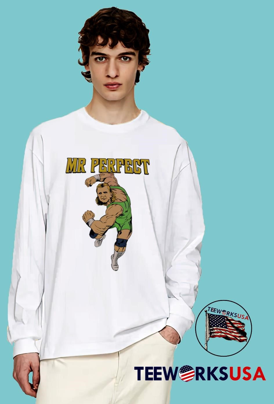 Mr Perfect Arn Anderson cartoon - Adult & Kids T-Shirts, Sweatshirts & Hoodies apparel design preview 4