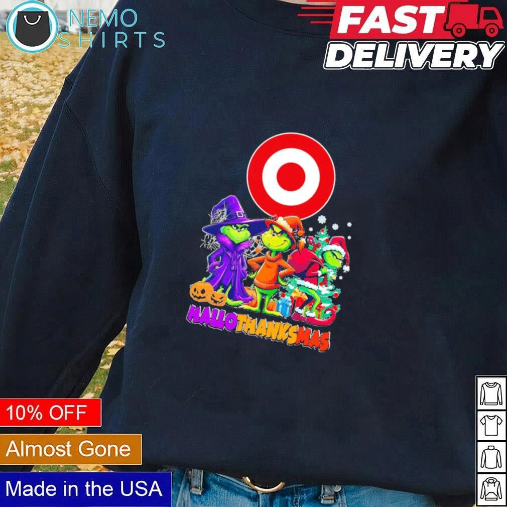 Target Corporation Grinch Hallothanksmas - Adult & Kids T-Shirts, Sweatshirts & Hoodies apparel design preview 1