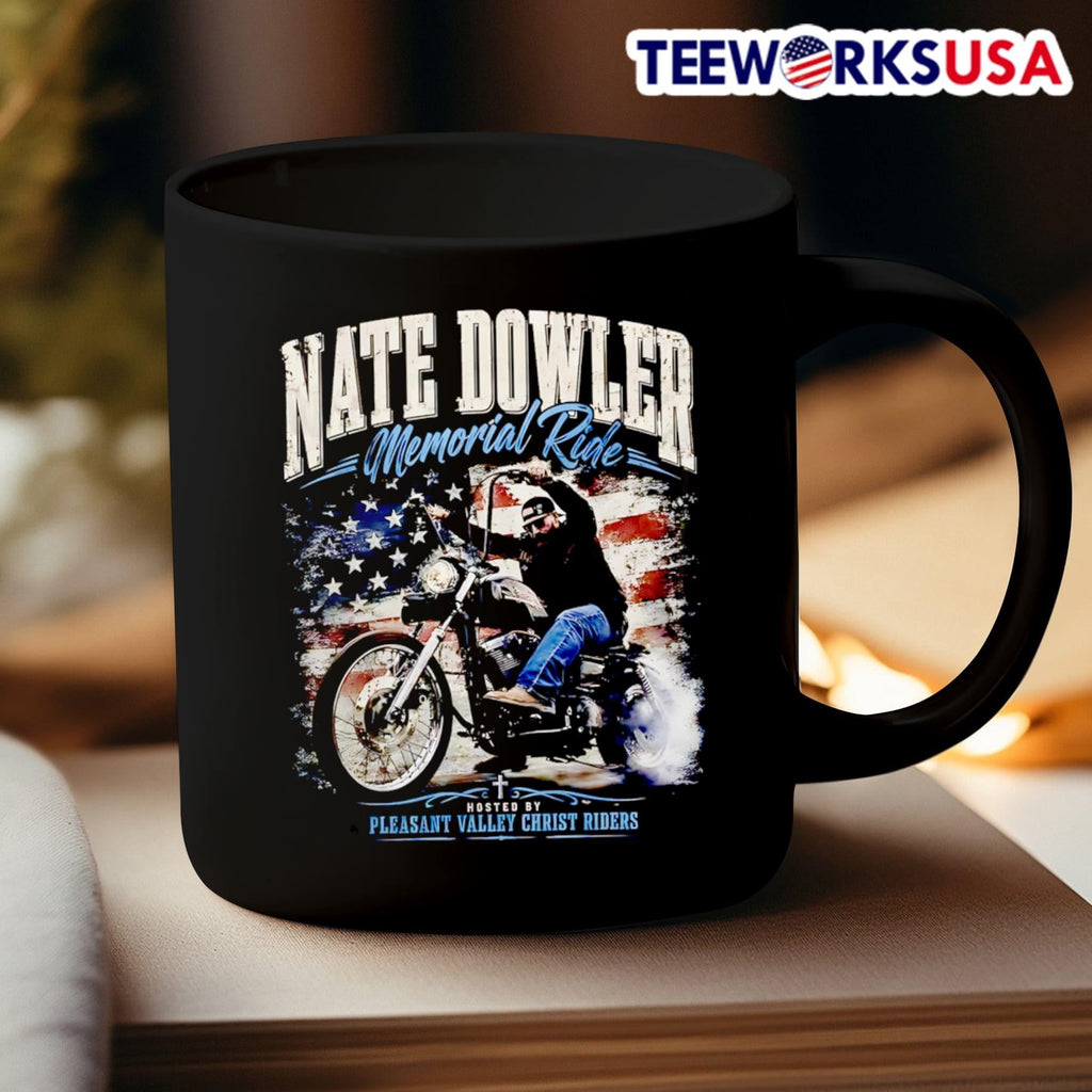 Nate Dowler Memorial Ride Hosted By Pleasant Valley - Adult & Kids T-Shirts, Sweatshirts & Hoodies apparel design preview 3