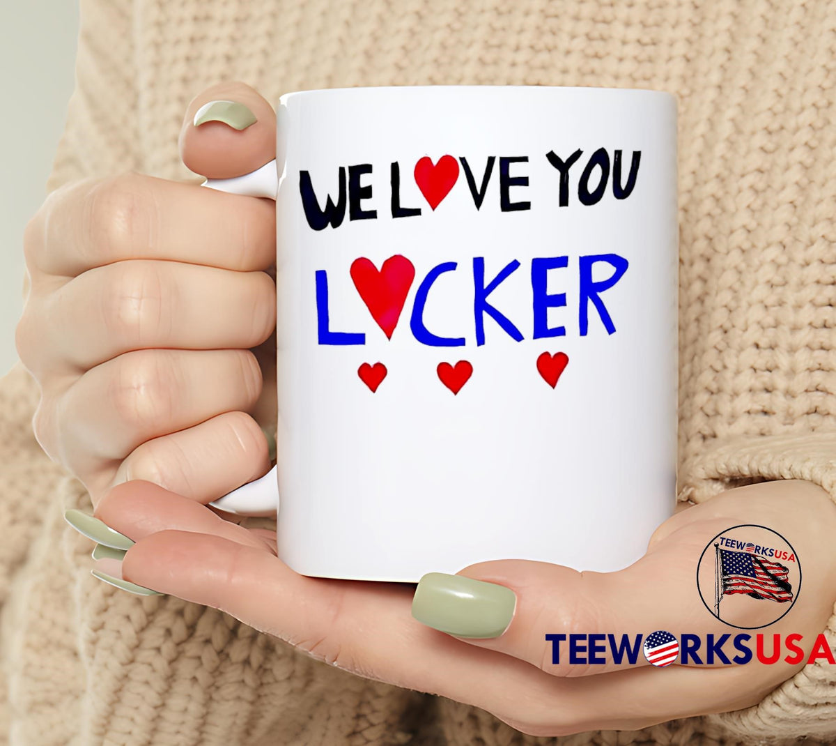 We love you Locker - Adult & Kids T-Shirts, Sweatshirts & Hoodies apparel design preview 6
