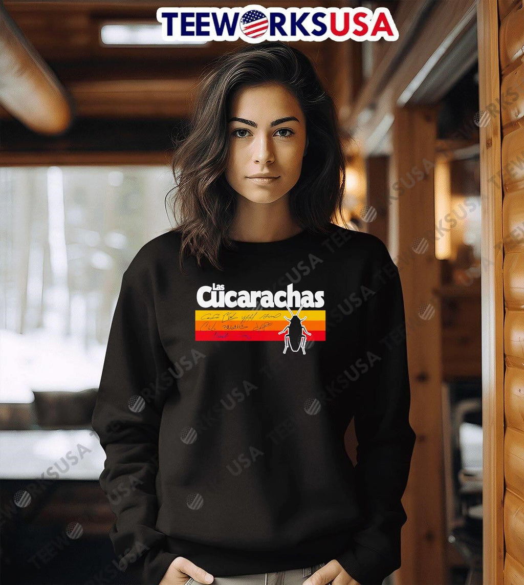 Las Cucarachas Cw Yy Fgmo Chlc Blatti Dfp Aurdl Coio - Adult & Kids T-Shirts, Sweatshirts & Hoodies apparel design preview 6