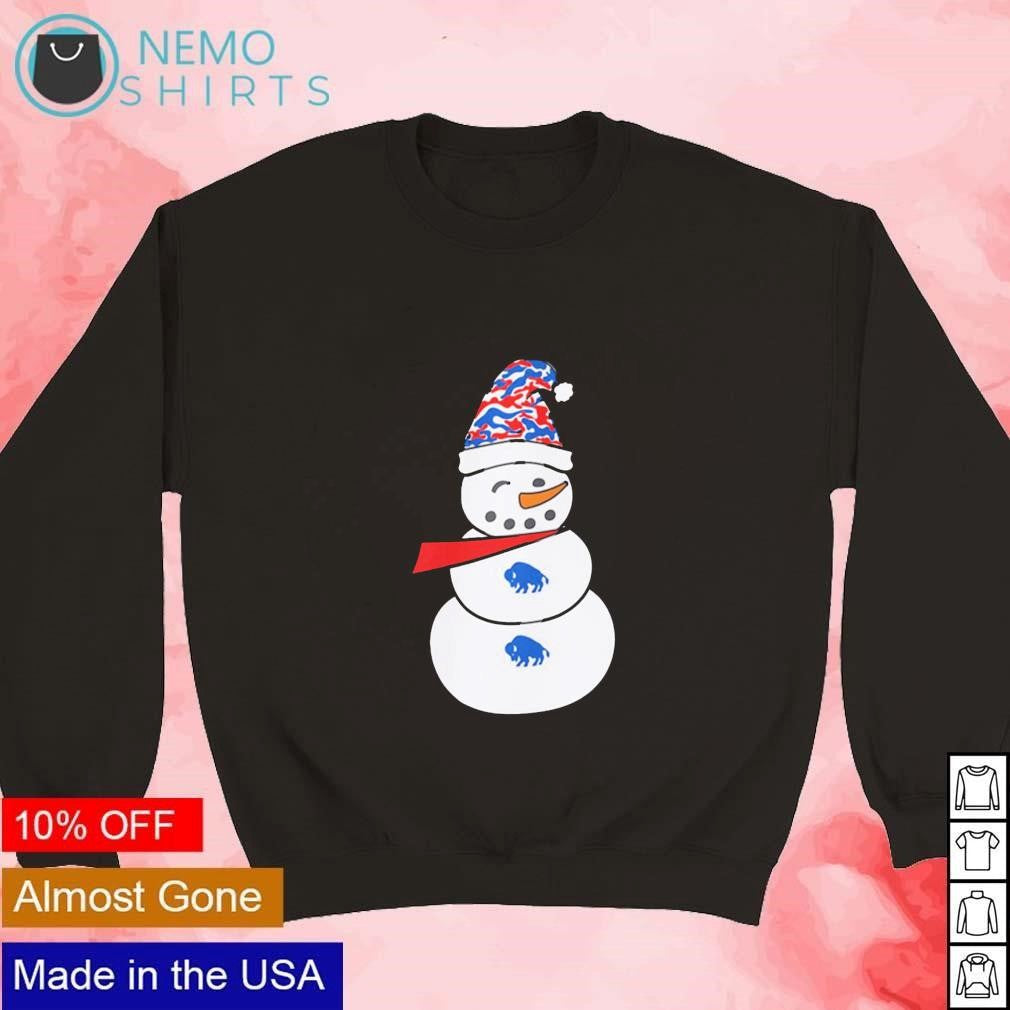 Buffalo Bills snowman Christmas - Adult & Kids T-Shirts, Sweatshirts & Hoodies apparel design preview 3