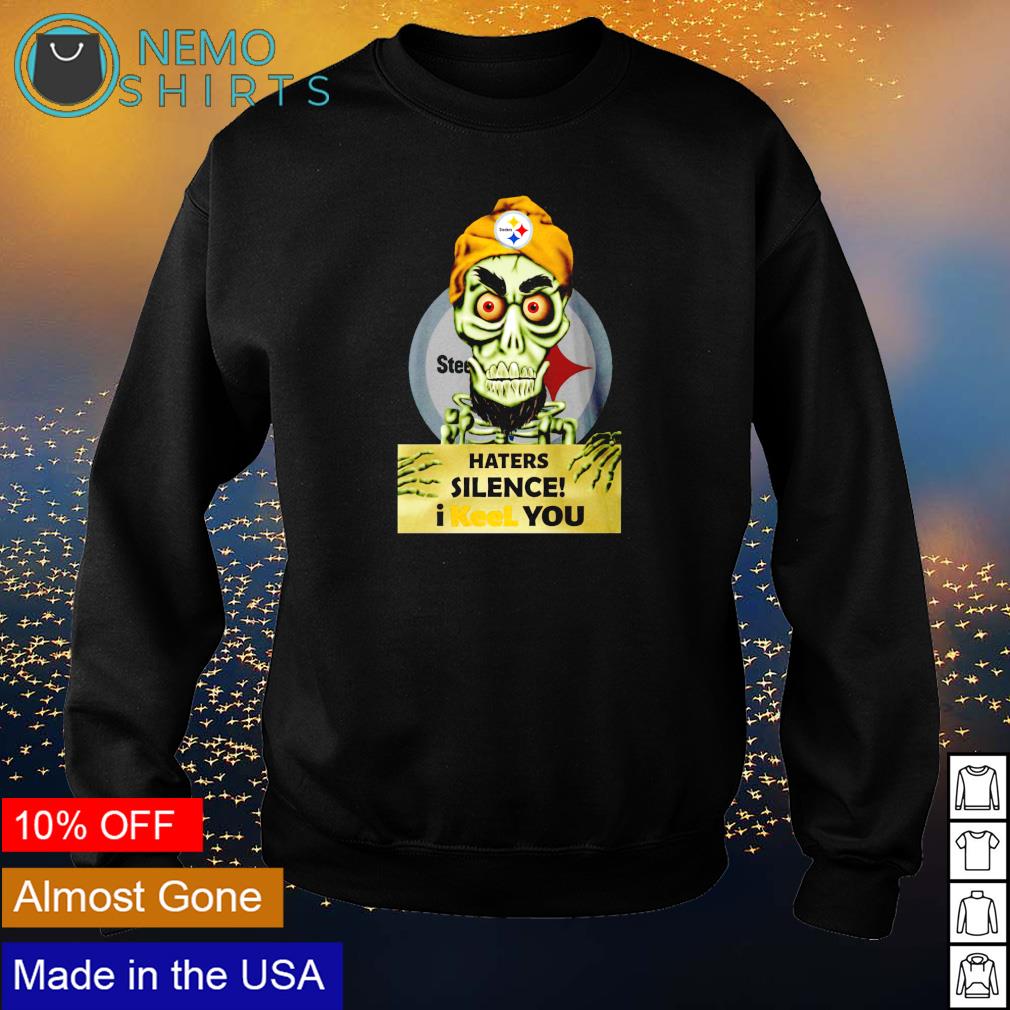 Jeff Dunham Steelers haters silence I keel you - Adult & Kids T-Shirts, Sweatshirts & Hoodies apparel design preview 4