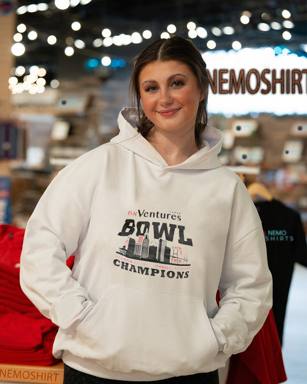 Delaware Fightin' Blue Hens 68 Ventures Bowl - Adult & Kids T-Shirts, Sweatshirts & Hoodies apparel design preview 5