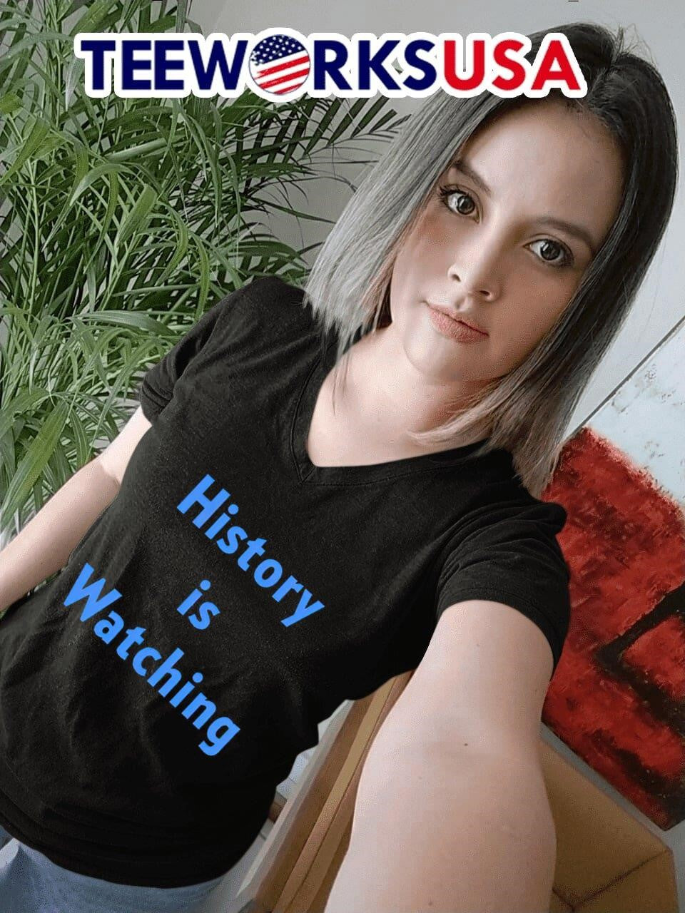 Brett Heyman history is watching - Adult & Kids T-Shirts, Sweatshirts & Hoodies apparel design preview 4