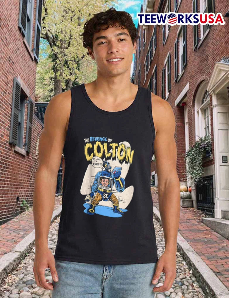 The Revenge Of Colton At Last I Am Free Robot Camera - Adult & Kids T-Shirts, Sweatshirts & Hoodies apparel design preview 6