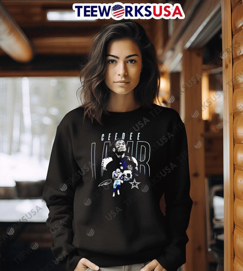 CeeDee Lamb Dallas Cowboys Humble Shadow Player - Adult & Kids T-Shirts, Sweatshirts & Hoodies apparel design preview 6