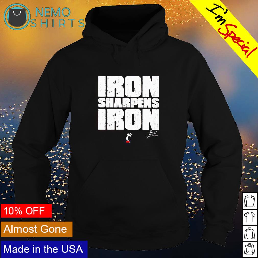 Cincinnati Luke Fickell iron sharpens - Adult & Kids T-Shirts, Sweatshirts & Hoodies apparel design preview 2