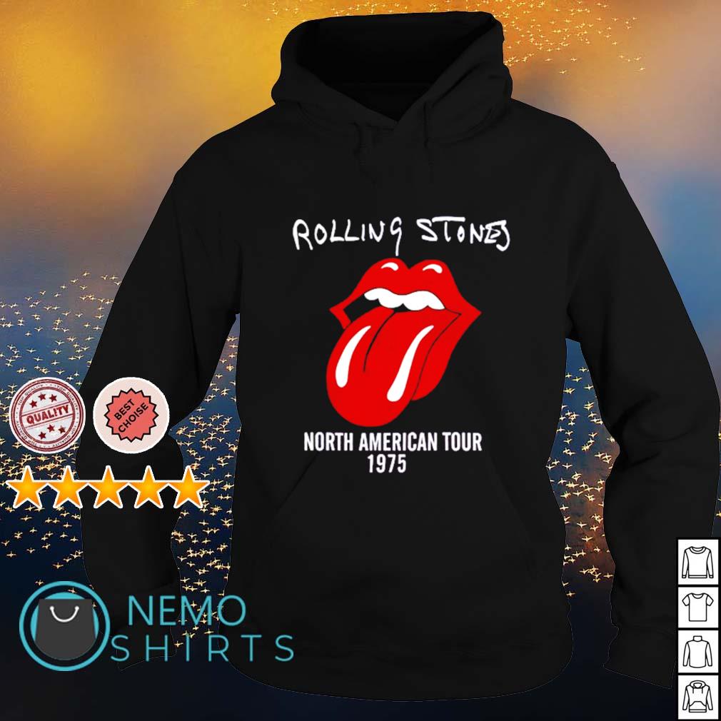 Rolling Stones North American tour 1975 - Adult & Kids T-Shirts, Sweatshirts & Hoodies apparel design preview 2