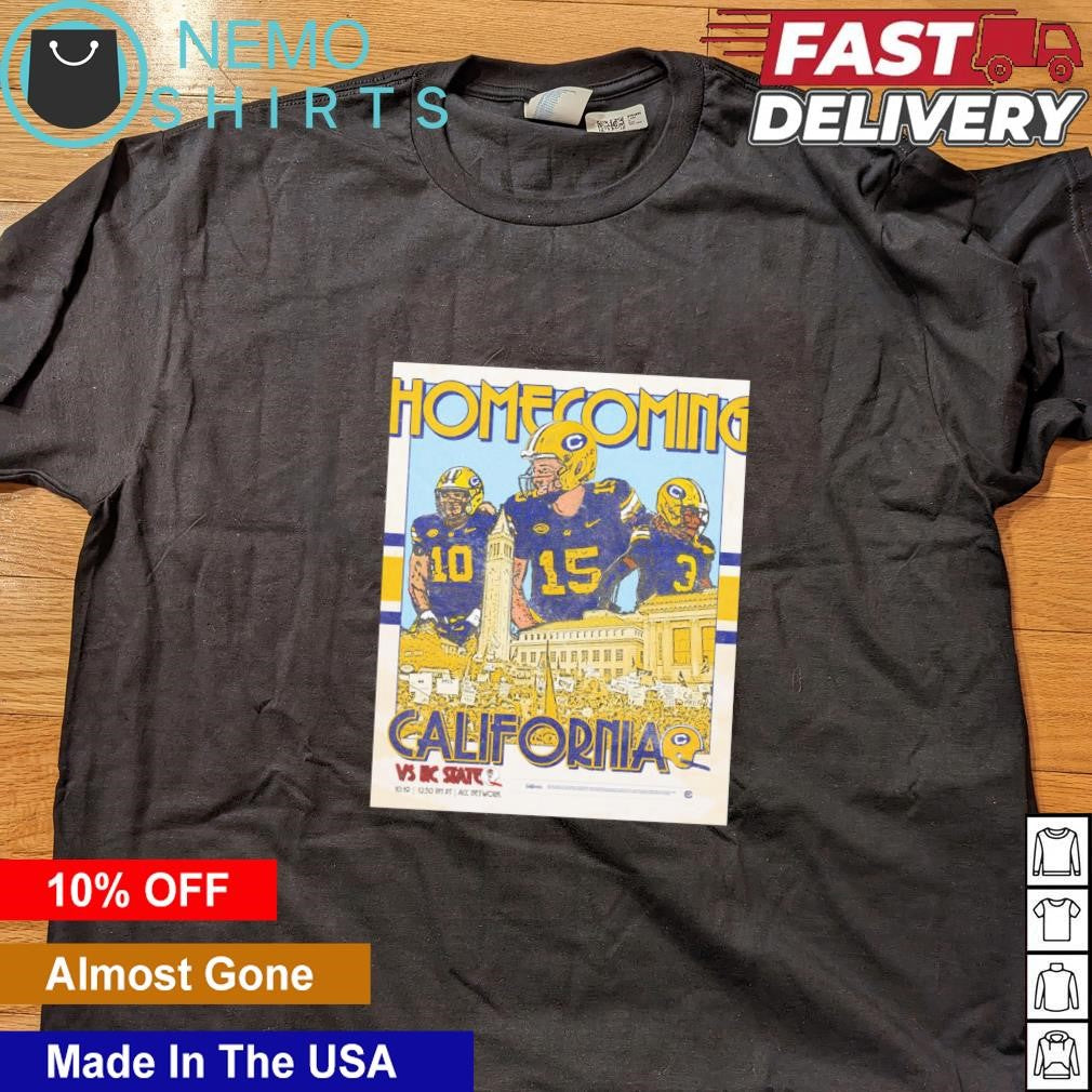 Homecoming California Golden Bears vs NC State - Adult & Kids T-Shirts, Sweatshirts & Hoodies apparel design preview 4