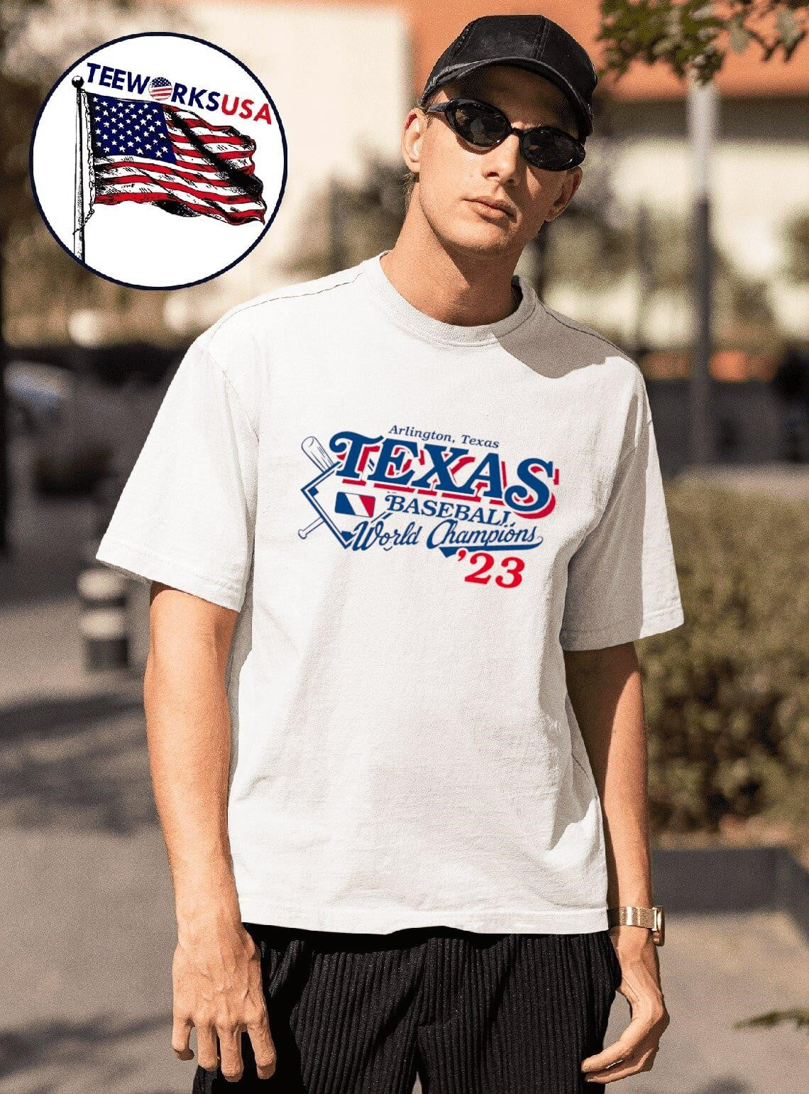 Arlington Texas baseball World Champions '23 - Adult & Kids T-Shirts, Sweatshirts & Hoodies apparel design preview 1
