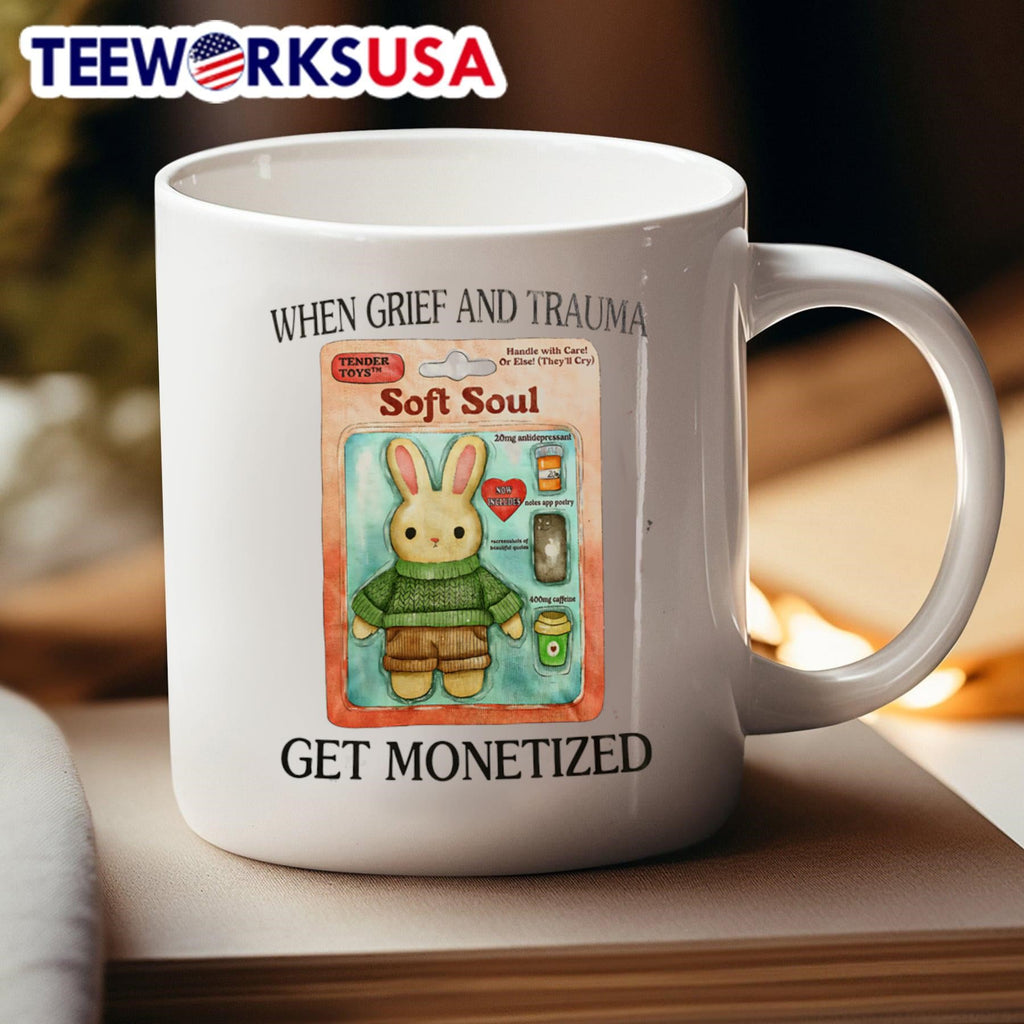 When grief and trauma get monetized - Adult & Kids T-Shirts, Sweatshirts & Hoodies apparel design preview 4