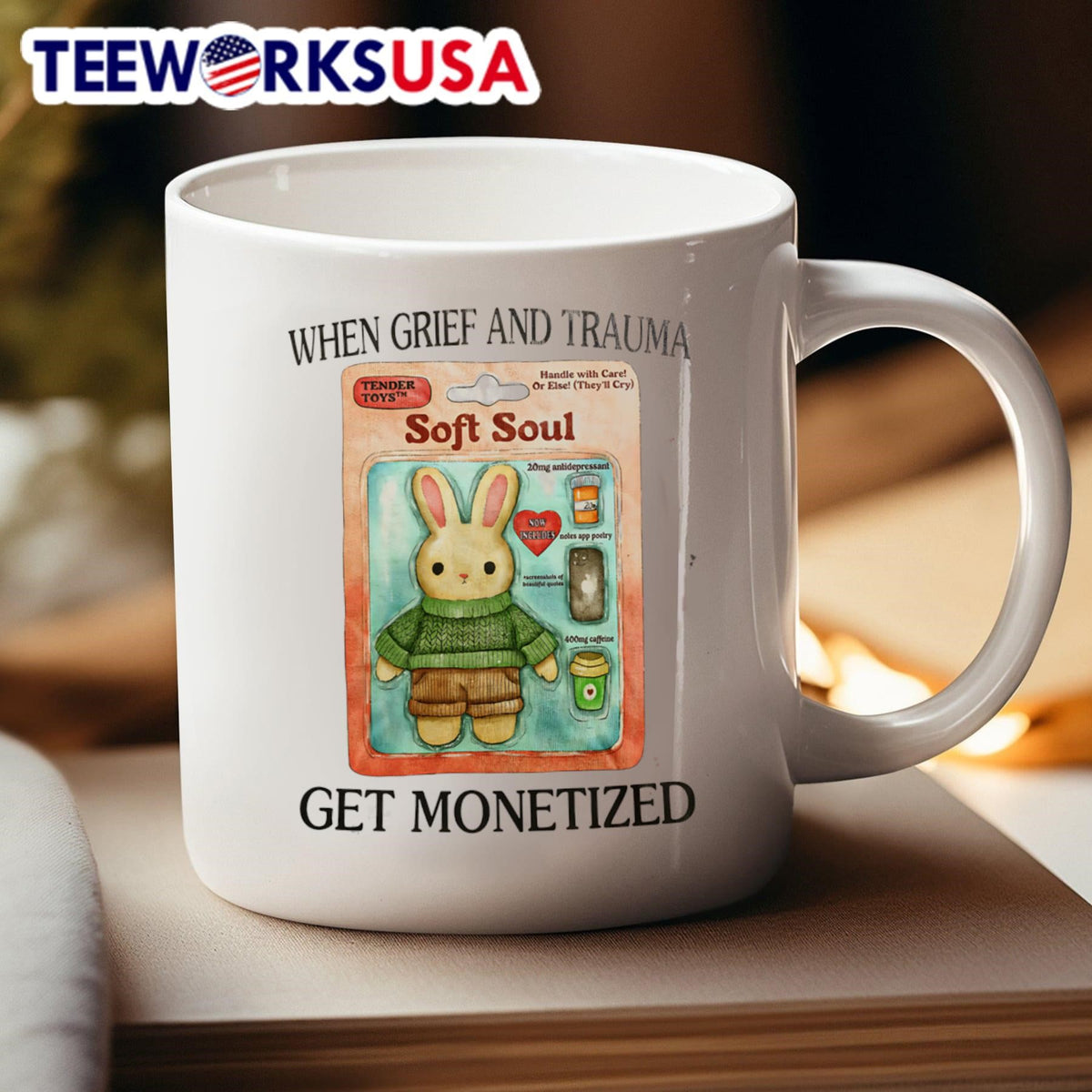 When grief and trauma get monetized - Adult & Kids T-Shirts, Sweatshirts & Hoodies apparel design preview 4