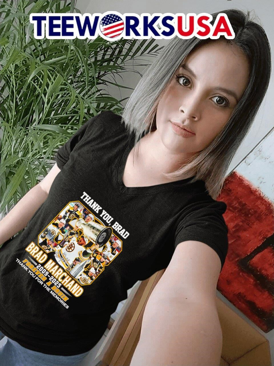 Thank you Brad Marchand 2009 2025 forever a Bruin - Adult & Kids T-Shirts, Sweatshirts & Hoodies apparel design preview 7