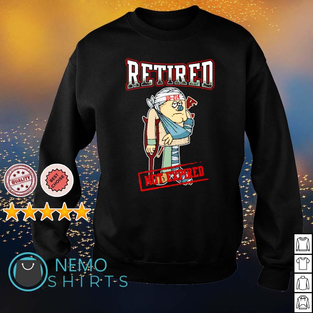 Retired DD-214 not expired - Adult & Kids T-Shirts, Sweatshirts & Hoodies apparel design preview 4