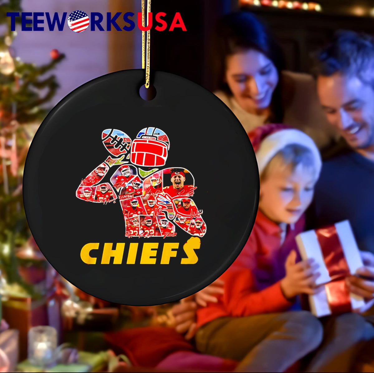 Kansas City Chiefs 2025 New Design face - Adult & Kids T-Shirts, Sweatshirts & Hoodies apparel design preview 4