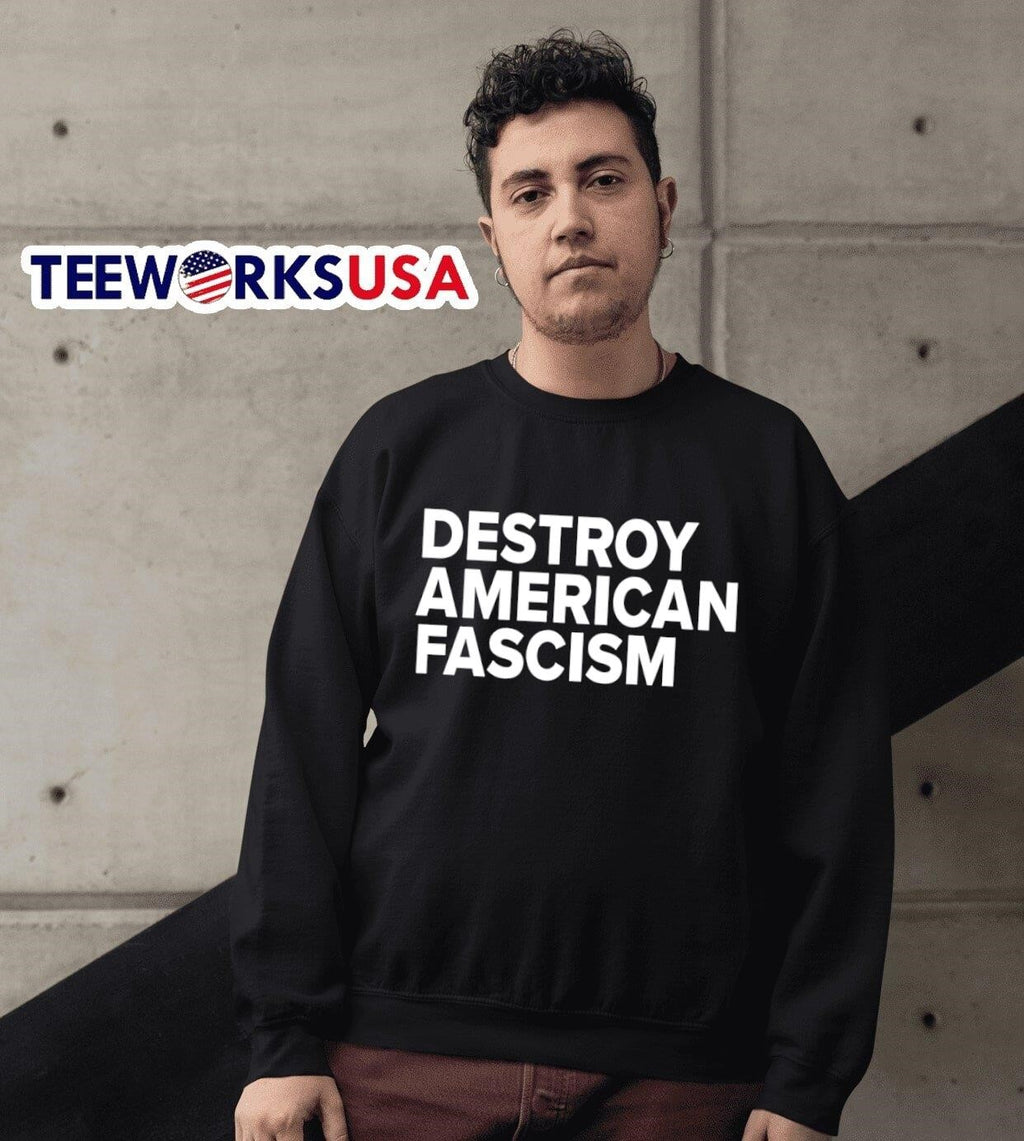 Tom Morello destroy American fascism - Adult & Kids T-Shirts, Sweatshirts & Hoodies apparel design preview 6