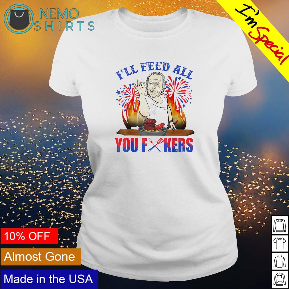 Biden BBQ I'll feed you all 4th of July - Adult & Kids T-Shirts, Sweatshirts & Hoodies apparel design preview 3