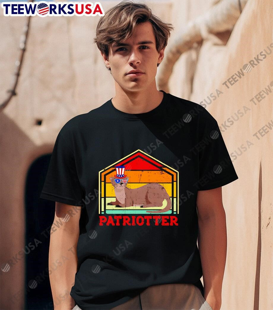 Cat patroitter vintage - Adult & Kids T-Shirts, Sweatshirts & Hoodies apparel design preview 1