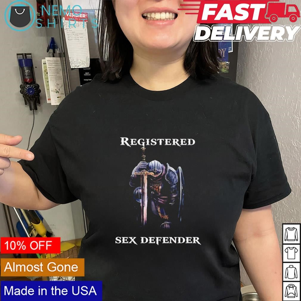 Registered sex defender graphic - Adult & Kids T-Shirts, Sweatshirts & Hoodies apparel design preview 2