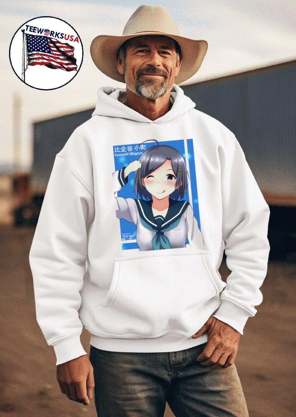Komachi Hikigaya Komacheese - Adult & Kids T-Shirts, Sweatshirts & Hoodies apparel design preview 2