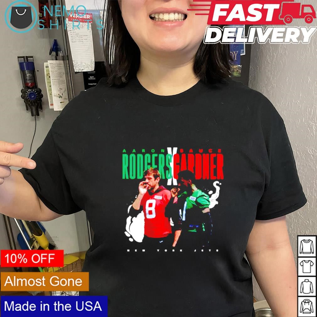 Aaron Rodgers and Sauce Gardner New York Jets - Adult & Kids T-Shirts, Sweatshirts & Hoodies apparel design preview 1