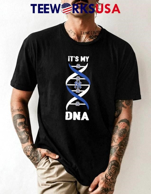 New York Yankees Baseball It's My DNA - Adult & Kids T-Shirts, Sweatshirts & Hoodies apparel design preview 1