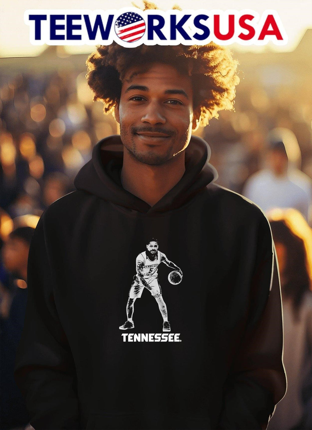 Zakai Zeigler Tennessee basketball stamp - Adult & Kids T-Shirts, Sweatshirts & Hoodies apparel design preview 2