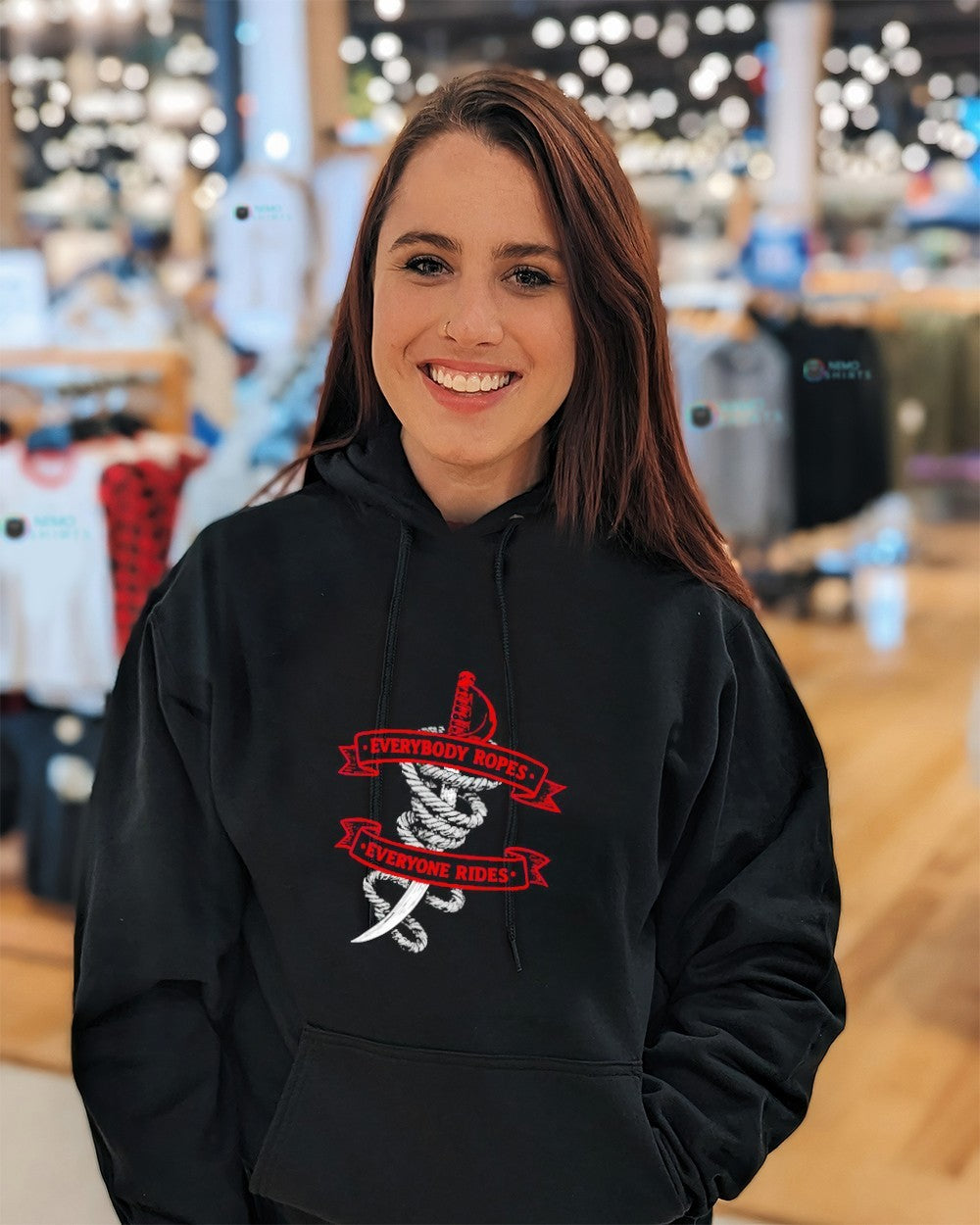 Everybody ropes everyone rides Buffalo Sabres - Adult & Kids T-Shirts, Sweatshirts & Hoodies apparel design preview 3