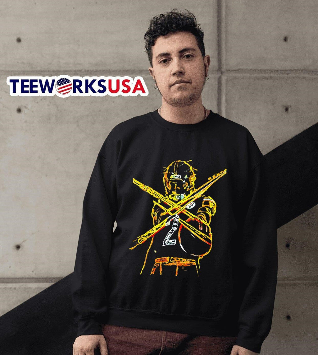 Pittsburgh Steelers Justin Fields the X factor - Adult & Kids T-Shirts, Sweatshirts & Hoodies apparel design preview 3