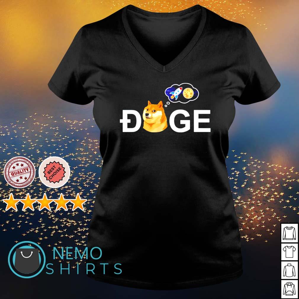 Dogecoin doge hodl to the moon crypto meme - Adult & Kids T-Shirts, Sweatshirts & Hoodies product image 5