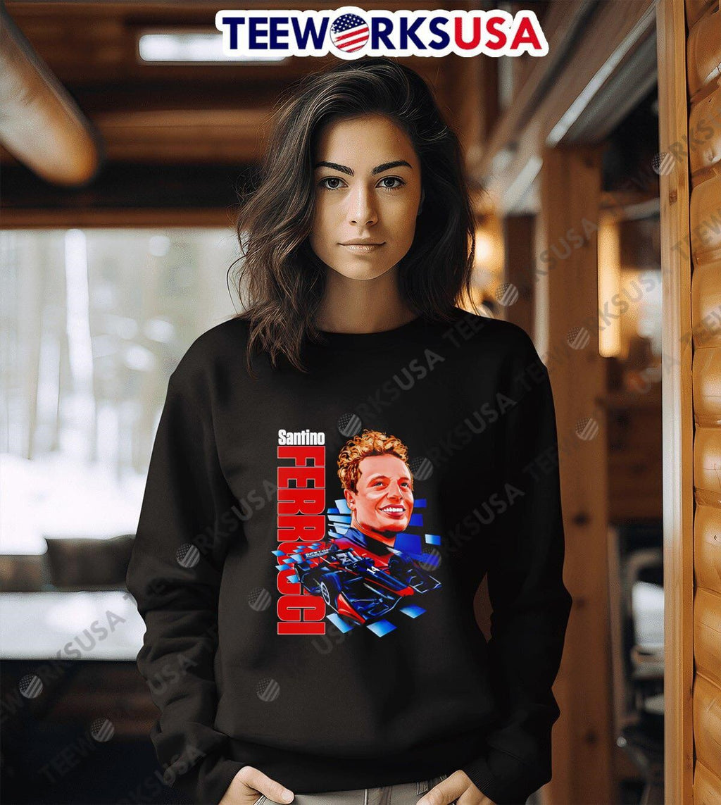 IndyCar Series Santino Ferrucci graphic - Adult & Kids T-Shirts, Sweatshirts & Hoodies apparel design preview 6