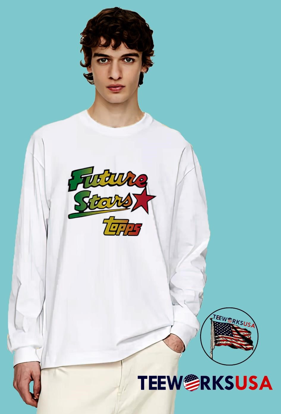 Future Stars topps - Adult & Kids T-Shirts, Sweatshirts & Hoodies apparel design preview 4
