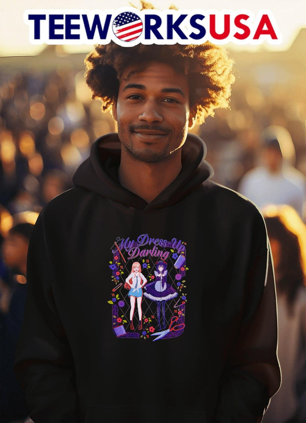 My Dress-Up Darling Marin - Adult & Kids T-Shirts, Sweatshirts & Hoodies apparel design preview 2