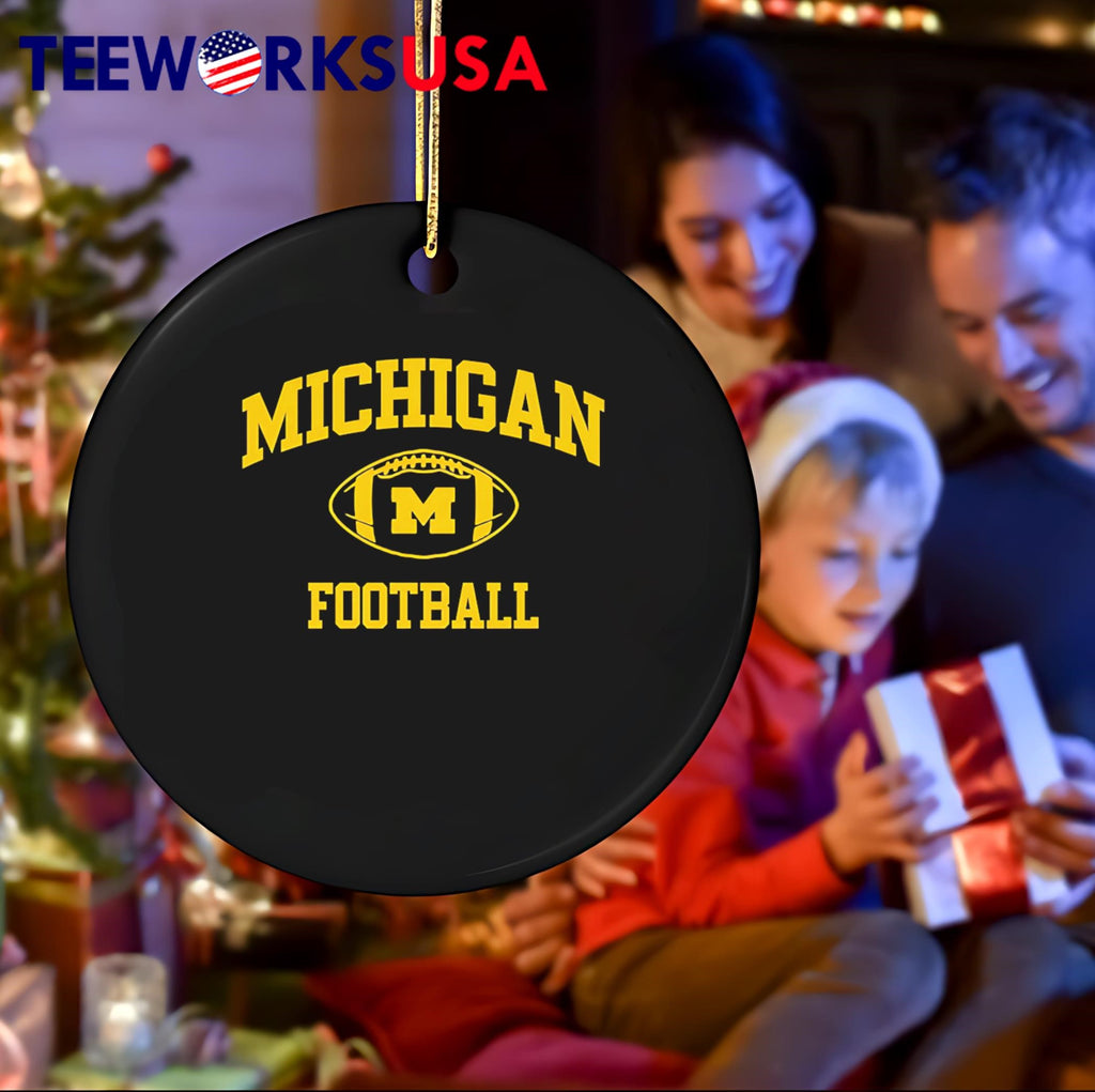 Michigan Football wordmark and logo - Adult & Kids T-Shirts, Sweatshirts & Hoodies apparel design preview 4