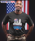 Skyline name OKC Thunder 2025 - Adult & Kids T-Shirts, Sweatshirts & Hoodies apparel design preview 1