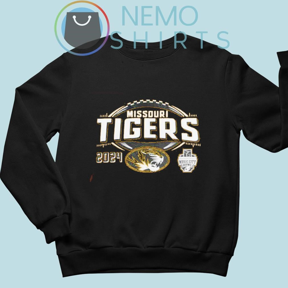 Mizzou Tigers 2024 CFP Transperfect Music City Bowl - Adult & Kids T-Shirts, Sweatshirts & Hoodies apparel design preview 4