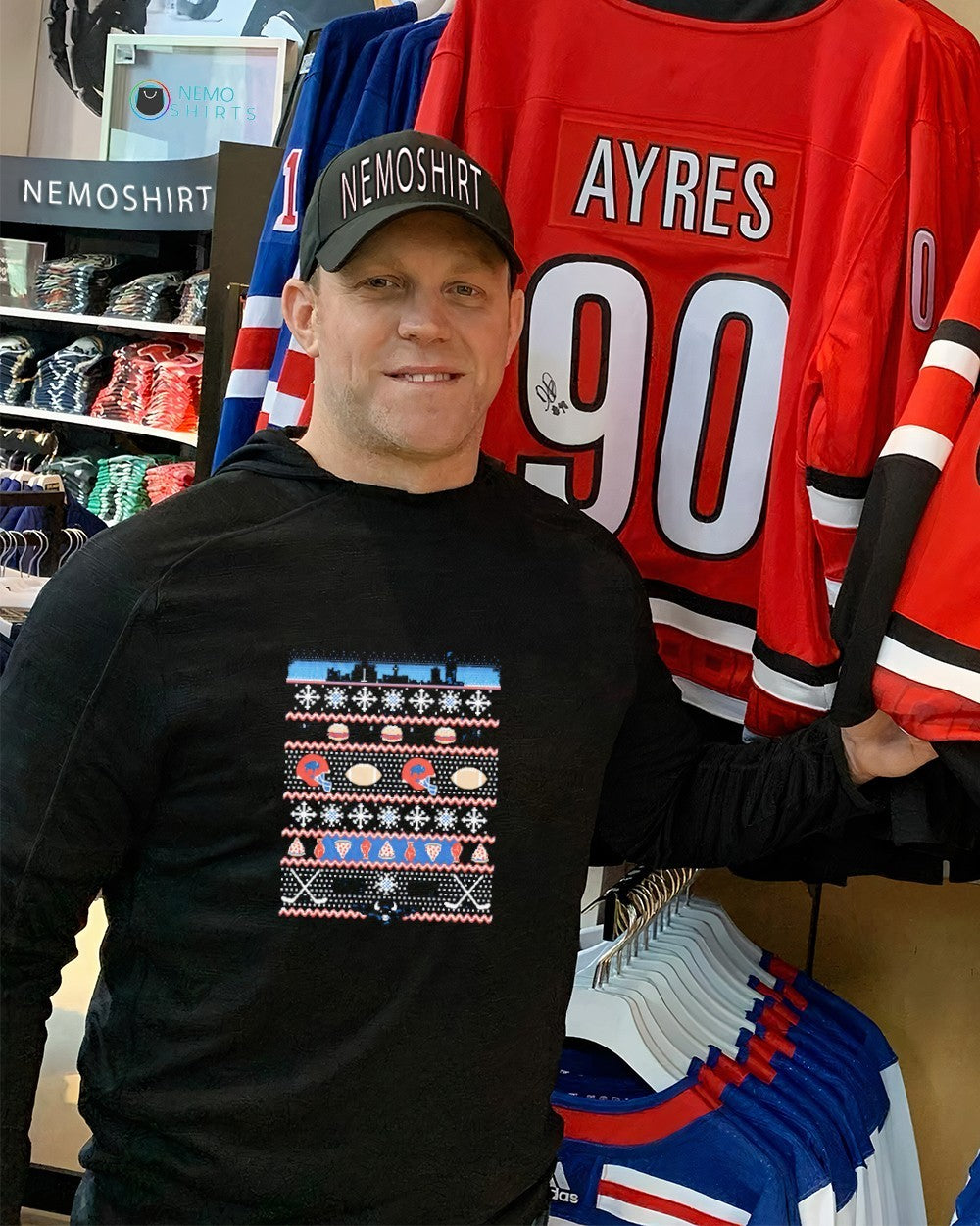 Ugly Christmas Buffalo Bills - Adult & Kids T-Shirts, Sweatshirts & Hoodies apparel design preview 2