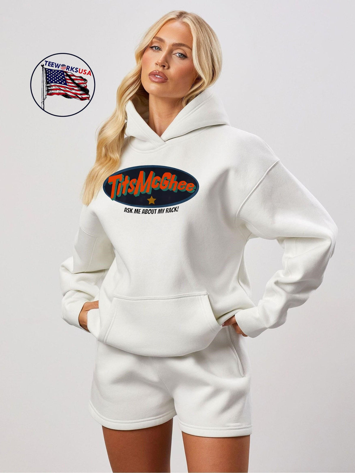Tits Mcgee Ask Me About My Rack - Adult & Kids T-Shirts, Sweatshirts & Hoodies apparel design preview 2