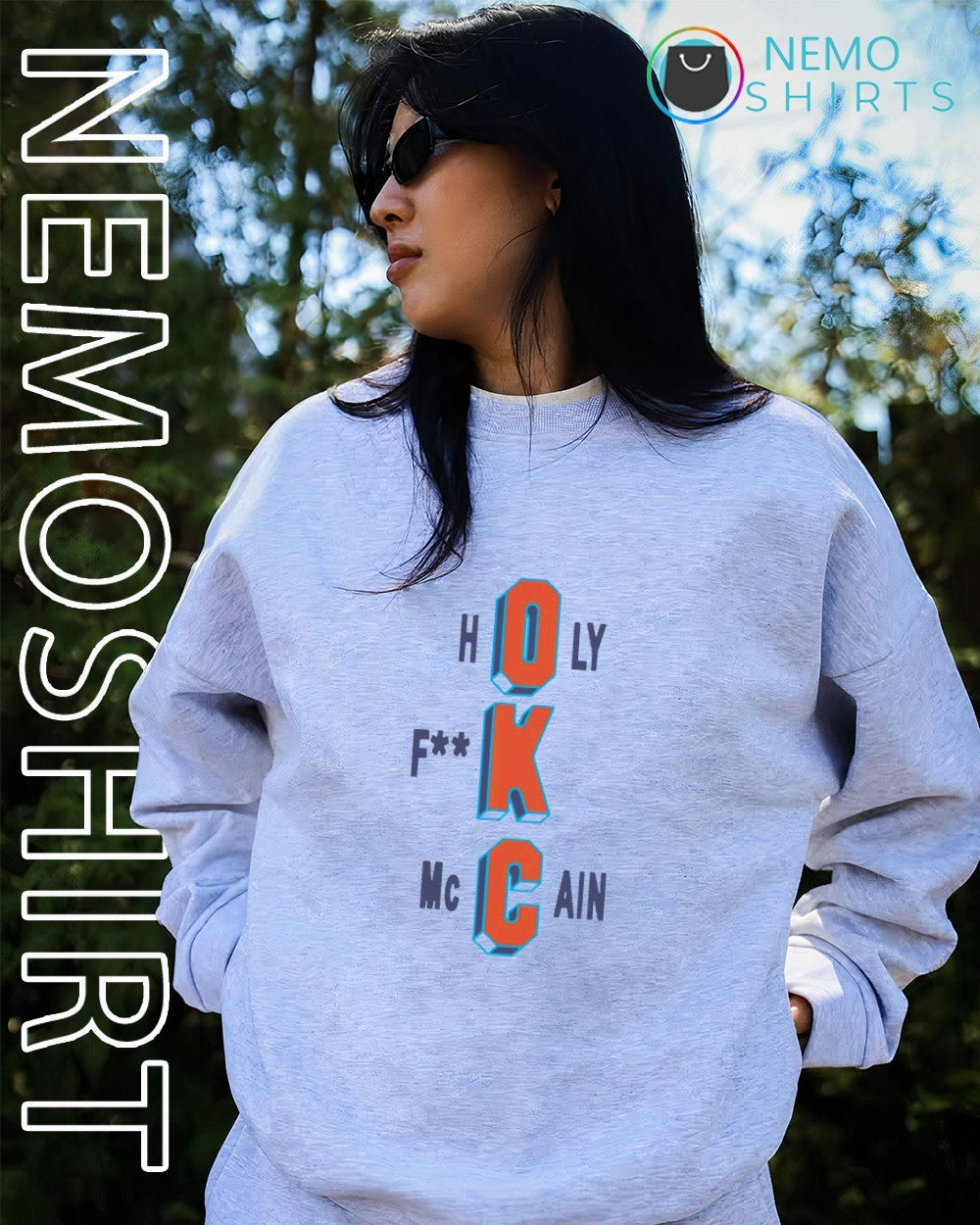 OKC holy fuck McCain - Adult & Kids T-Shirts, Sweatshirts & Hoodies apparel design preview 2