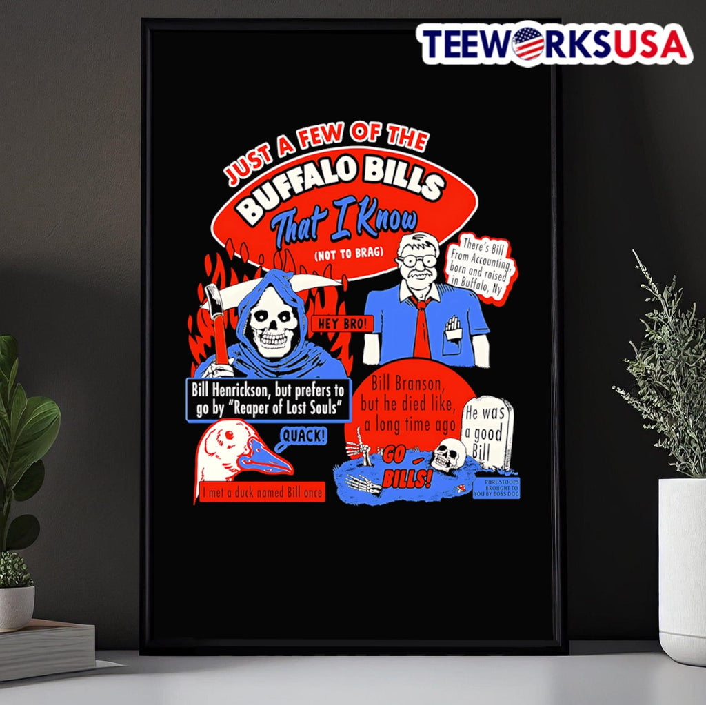 Just a few of the Buffalo Bills that I know - Adult & Kids T-Shirts, Sweatshirts & Hoodies apparel design preview 5