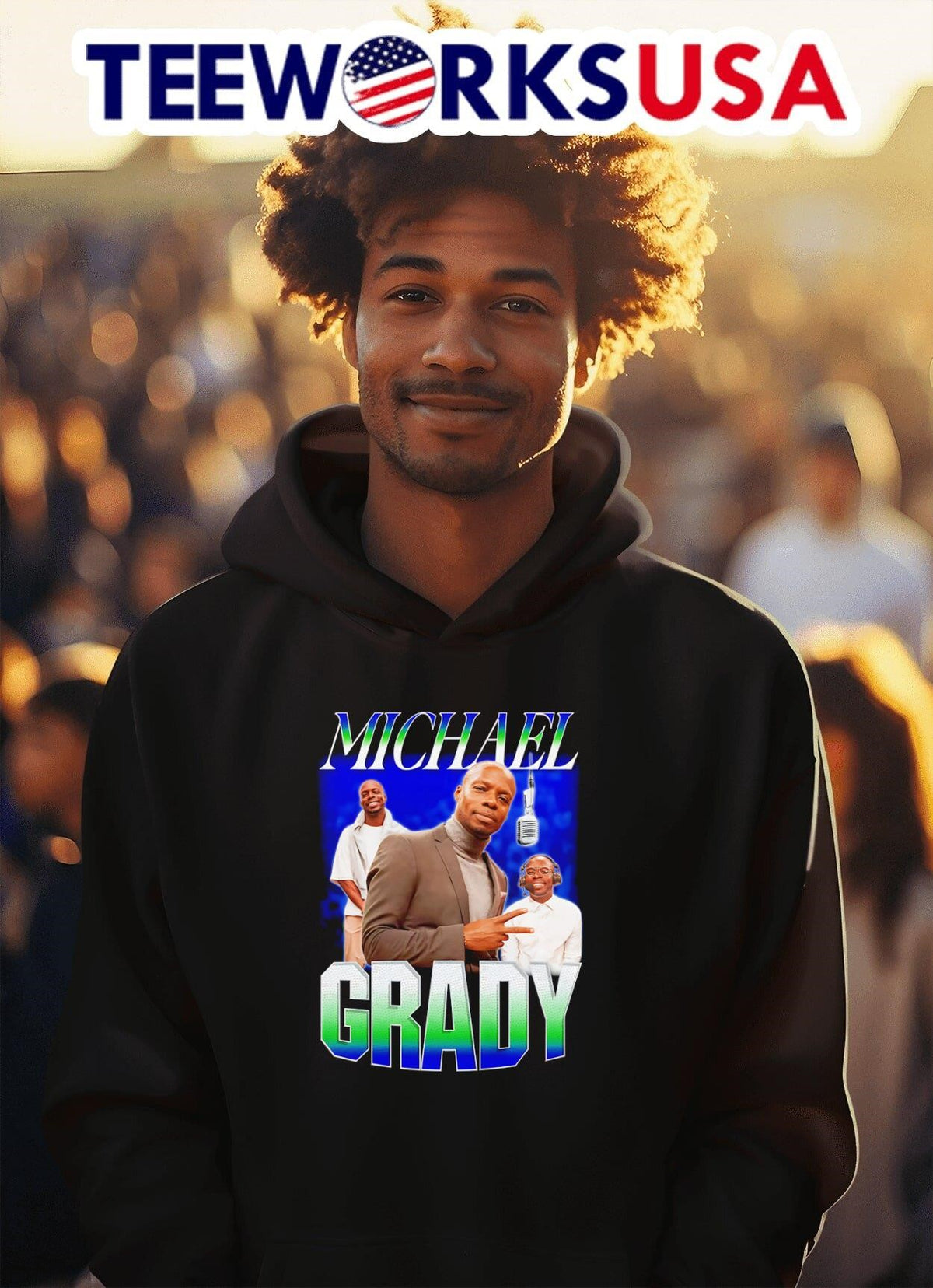 Michael Grady 90s graphic - Adult & Kids T-Shirts, Sweatshirts & Hoodies apparel design preview 2