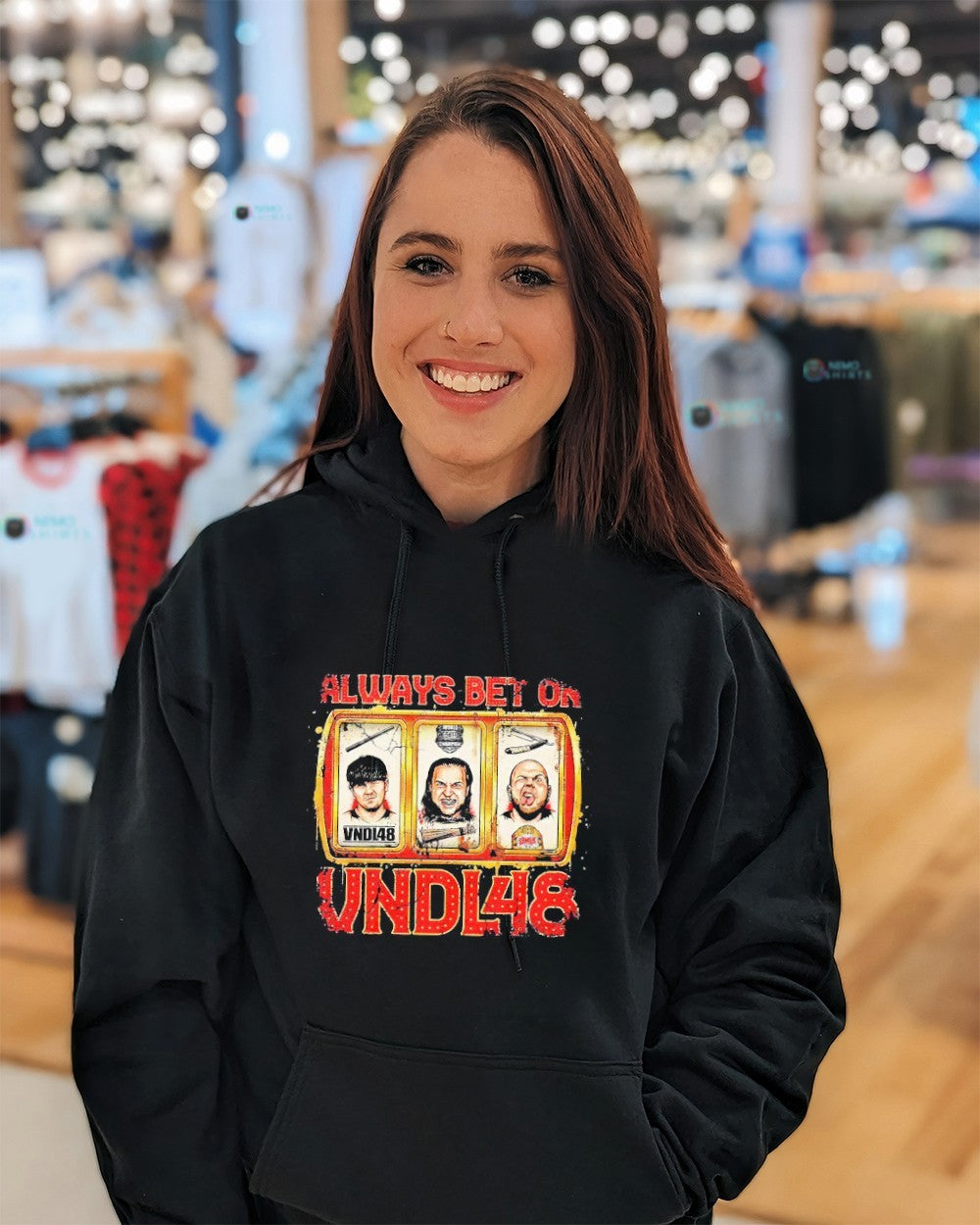 Always bet on VNDL48 - Adult & Kids T-Shirts, Sweatshirts & Hoodies apparel design preview 3
