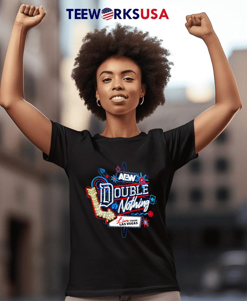 Aew double or nothing live from las vegas 2024 event - Adult & Kids T-Shirts, Sweatshirts & Hoodies apparel design preview 4