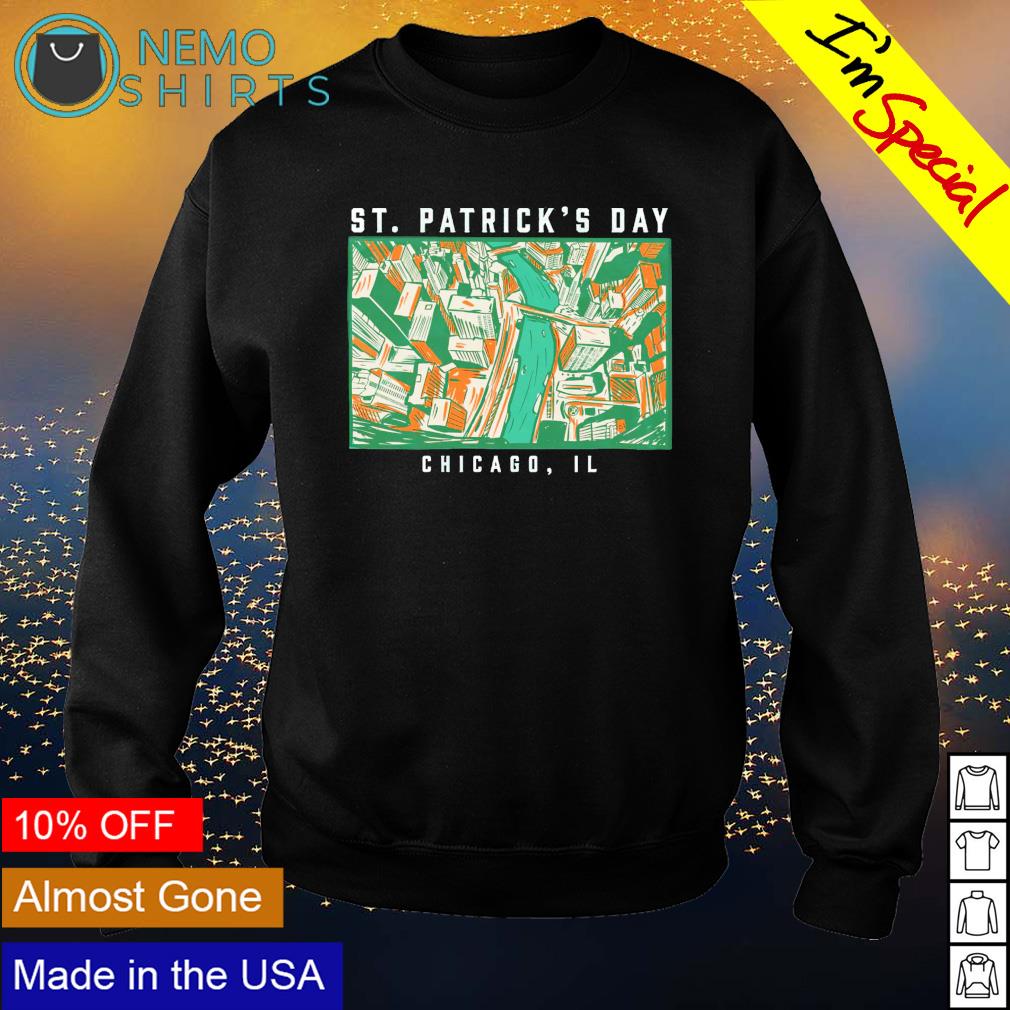 St Patrick's day Chicago river - Adult & Kids T-Shirts, Sweatshirts & Hoodies apparel design preview 4