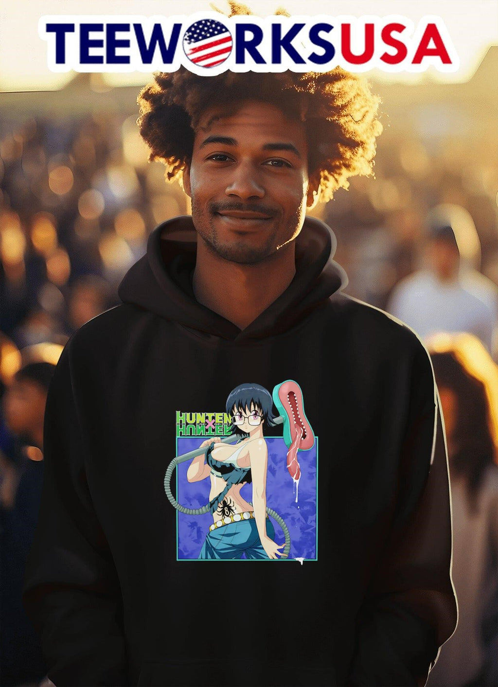 Hunter x Shizuku Murasaki - Adult & Kids T-Shirts, Sweatshirts & Hoodies apparel design preview 2